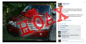 Range Rover Facebook Scam